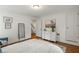 Bright bedroom featuring hardwood floors, fresh white walls, and ample natural light at 348 Lakemoore Ne Dr, Atlanta, GA 30342