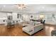 Bright and airy living area with an open floor plan and modern design elements at 348 Lakemoore Ne Dr, Atlanta, GA 30342