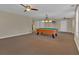 Finished basement with carpet flooring, a pool table, and recessed lighting at 2452 Lakebrooke Dr, Marietta, GA 30066