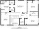 Upstairs floor plan showing primary bedroom, three additional bedrooms, and two bathrooms at 2452 Lakebrooke Dr, Marietta, GA 30066