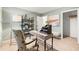Inviting office space with custom desk and ample shelving, ideal for remote work or study at 5417 Flat Rock Pt, Stonecrest, GA 30038