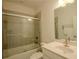 Bathroom featuring a shower and bath combination, single sink and toilet at 351 Clay St, Grayson, GA 30017