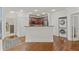 Modern kitchen with stainless steel appliances and convenient laundry closet at 2300 Peachford Rd # 4004, Atlanta, GA 30338