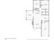 Detailed first floor plan showcases bedrooms, living room, sunroom, kitchen and garage layout at 3465 Jones Ferry Ln, Alpharetta, GA 30022