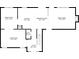 First floor plan of home showing the dining room, kitchen, and Gathering room at 2740 Woodbine Hill Way, Norcross, GA 30071