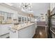 Modern kitchen with stainless steel appliances and granite countertops at 4411 Windsor Oaks Cir, Marietta, GA 30066