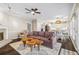 Open floor plan showcasing the living room and kitchen area at 4411 Windsor Oaks Cir, Marietta, GA 30066