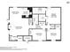 Detailed floor plan showcasing the layout of the three-bedroom home at 60 Mountain View Cir, Covington, GA 30016