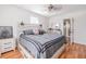 Bright bedroom features a large bed with storage and stylish décor for a cozy retreat at 2951 N Mckoy Rd, Villa Rica, GA 30180