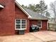 Private brick patio perfect for outdoor grilling and entertaining at 625 Huiet Dr, Mcdonough, GA 30252
