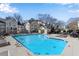 Large community pool with plenty of room for swimming and relaxing on the provided lounge chairs at 3655 Habersham Ne Rd # B148, Atlanta, GA 30305