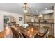 Dining area view into the kitchen, displaying open concept living at 4865 Northway Dr, Atlanta, GA 30342