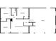 Detailed floor plan of the first floor with garage, recreation room, bedrooms and bath at 123 Williamsburg Ln, Woodstock, GA 30189