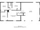 Detailed floor plan of the first floor with garage, recreation room, bedrooms and bath at 123 Williamsburg Ln, Woodstock, GA 30189