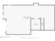 Floor plan of the unfinished basement, showing dimensions and layout including storage and stairs at 211 Garden W Walk, Hampton, GA 30228