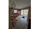 Kitchen featuring a red fridge and a stainless-steel double basin sink at 6575 Riley Rd, Cumming, GA 30028