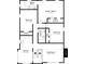 Upstairs floorplan featuring the bedrooms, Primary bath, and kitchen layout at 6404 Eastbriar Dr, Lithonia, GA 30058