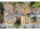 Aerial view of the property showcasing the home's layout and landscaping relative to the neighborhood at 10 Claire Se Dr, Atlanta, GA 30315