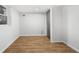 Finished basement space features modern wood-look floors, neutral paint, and a closet for ample storage at 10 Claire Se Dr, Atlanta, GA 30315