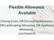 Flyer that details a flexible allowance and additional information at 10 Claire Se Dr, Atlanta, GA 30315