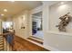 Hallway features hardwood floors, decorative alcoves and overlooks the spacious Gathering room at 5284 Vernon Springs Trl, Sandy Springs, GA 30327