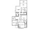 Upper floor plan featuring five bedrooms, four bathrooms, and a spacious laundry room at 1338 Wayne Ne Ave, Atlanta, GA 30306