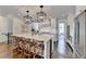 Spacious kitchen island with seating and stainless steel appliances at 3601 Ridgeway Rd, Duluth, GA 30096