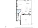 First-floor plan with living, dining, kitchen, bath, and garage layout at 813 Whittington Sw Pkwy, Marietta, GA 30060