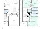 Detailed floor plan showcasing two stories with spacious rooms and a two-car garage at 813 Whittington Sw Pkwy, Marietta, GA 30060