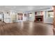 Spacious living room with a fireplace and access to the outdoor patio at 155 Saddleview Run, Atlanta, GA 30350