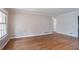 Bright and airy living room featuring hardwood floors, neutral walls, and classic trim at 1753 Dodson Sw Dr, Atlanta, GA 30311