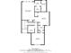 Layout diagram of the second story showing bedrooms and bathrooms at 3928 Ashford Lake Ne Ct, Brookhaven, GA 30319