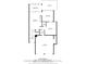 Diagram of the floor plan, showing the kitchen, living room, and garage at 3928 Ashford Lake Ne Ct, Brookhaven, GA 30319