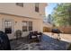 Back patio showcasing a grill, seating, and an outdoor dining area for entertaining guests at 2860 River Close Dr, Decatur, GA 30034