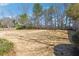 Large, open backyard with mature trees and privacy fence at 3999 Treemont Ln, Suwanee, GA 30024