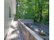 Backyard deck with a fire pit and additional seating perfect for outdoor gatherings at 7360 Fields Dr, Cumming, GA 30041