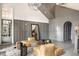 Comfortable clubhouse lounge area featuring paneled walls, leather chairs, and decorative flooring at 6657 Encore Blvd, Atlanta, GA 30328