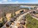 Community aerial view of neighborhood near a lake at 6068 Magnolia Rdg, Stone Mountain, GA 30087