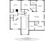 Floor plan of the second floor highlighting bedroom and bathroom dimensions at 6068 Magnolia Rdg, Stone Mountain, GA 30087