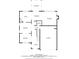 Floor plan of the first floor with key dimensions at 6068 Magnolia Rdg, Stone Mountain, GA 30087