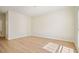 Bright bedroom features hardwood floors and a neutral color palette at 2921 Lenox Rd # 308, Atlanta, GA 30324