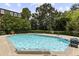 Inviting swimming pool area with clear blue water, surrounded by lush greenery at 2921 Lenox Rd # 308, Atlanta, GA 30324