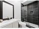 Modern bathroom with glass shower and a marble vanity at 412 Ashwood Sw Ave, Atlanta, GA 30315