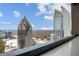 Stunning city skyline views from the balcony of this high-rise residence at 75 14Th St # 4140, Atlanta, GA 30309