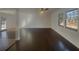 This living room features hardwood floors, natural light, and a ceiling fan, creating an inviting living space at 2217 Troutdale Dr, Decatur, GA 30032