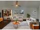 Bright living room featuring modern furnishings and a large window for natural light at 2217 Troutdale Dr, Decatur, GA 30032