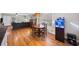 Inviting dining area featuring hardwood floors and seamless flow into the living room at 4101 Morgan Rd, Tucker, GA 30084