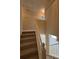 Carpeted staircase with white railings, providing access to different floors at 731 Hanover Se Ln, Marietta, GA 30067