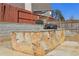 Outdoor kitchen featuring stone countertops, a built-in grill, and a sink at 2755 Turning Leaf Dr, Lawrenceville, GA 30044