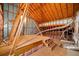 Unfinished attic space shows exposed beams and ductwork at 1545 Heritage Trl, Roswell, GA 30075